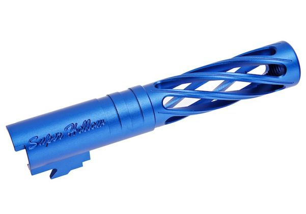 Dr. Black Hi-Capa 4.3 GBBアウターバレル(タイプディンギング、6063アルミニウム / アルミ、ブルー)