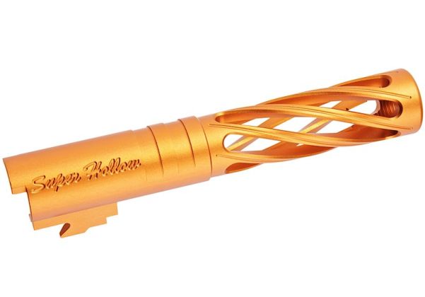 Dr. Black Hi-Capa 4.3 GBBアウターバレル(タイプディンギング、6063アルミニウム / アルミ、オレンジ)