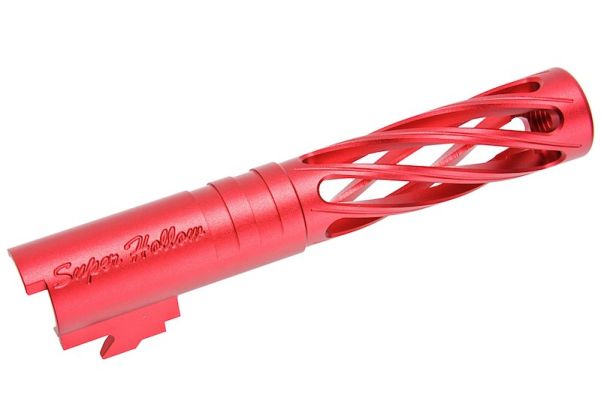 Dr. Black Hi-Capa 4.3 GBBアウターバレル(タイプディンギング、6063アルミニウム / アルミ、赤)