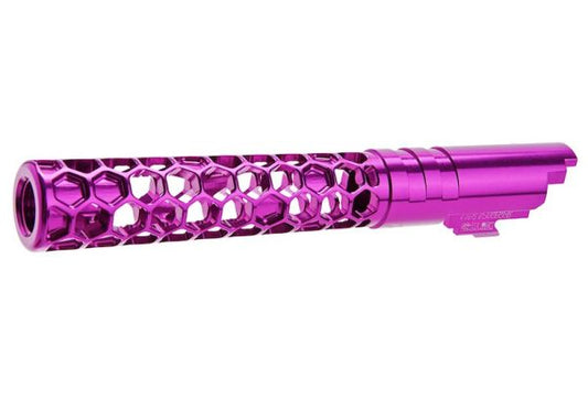 DR. BLACK HI-CAPA 5.1 GBB アウターバレル (タイプ -FAVOS、6063 アルミニウム、パープル)
