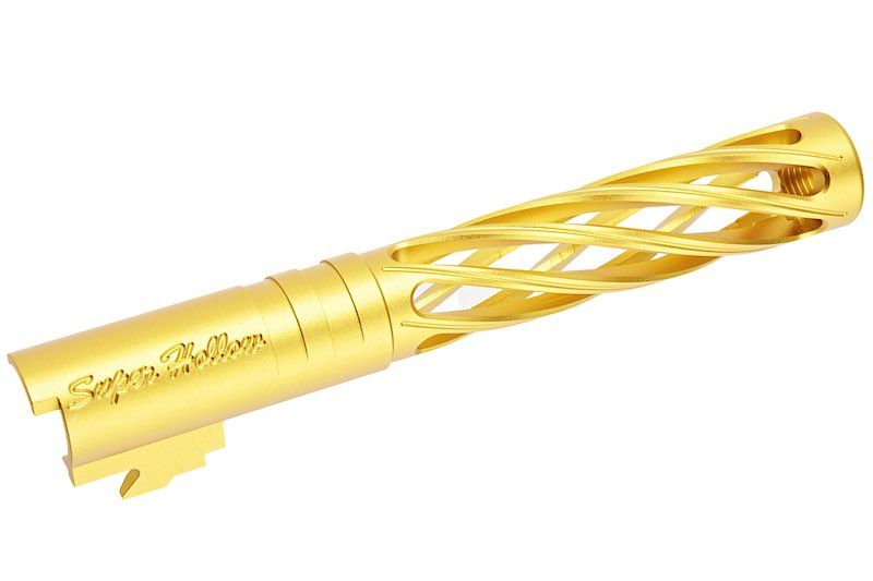 Dr.Black HI-CAPA 5.1 GBB アウターバレル (型打、6063 アルミニウム / アルミ、金(きん))