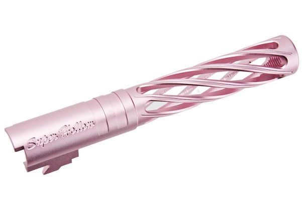 Dr. Black Hi-Capa 5.1 GBBアウターバレル(タイプディンギング、6063アルミニウム / アルミ、ピンク)