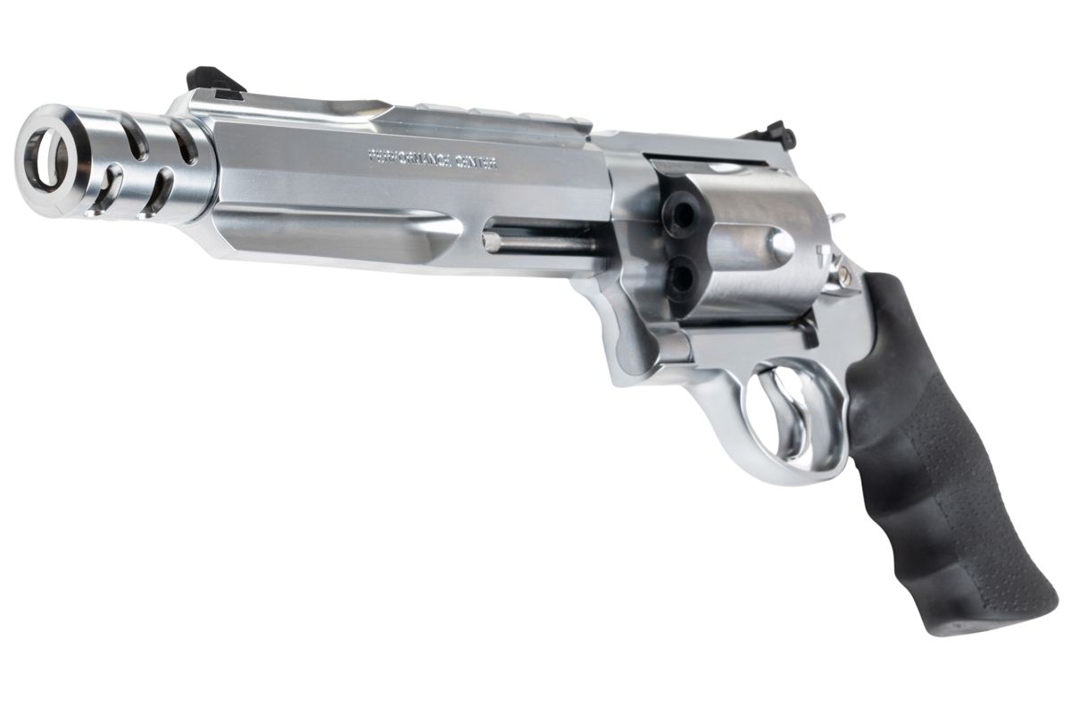 Tanaka S&W M500 パフォーマンスセンター ガスリボルバー (Ver. 2、6.5インチ) - ステンレス仕上げ