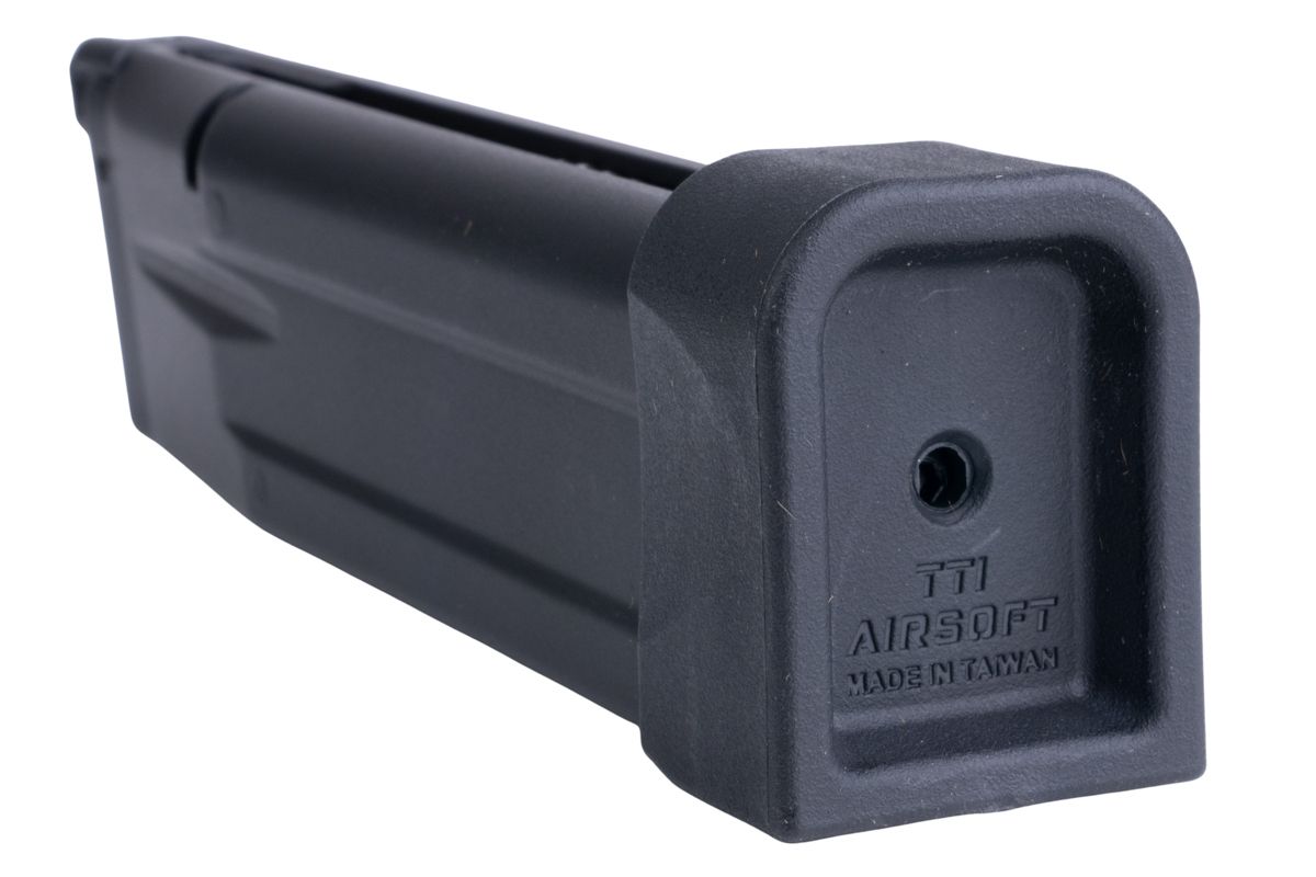 TTI AIRSOFT 東京マルイ スペック ハイキャパ GBB 用 軽量ガスマガジン (29 発、アルミニウム / アルミ、BK)