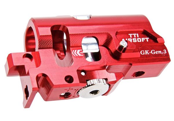 TTI Airsoft Tokyo Marui Gシリーズ GBB インフィニティ TDC ホップアップチャンバー - 赤