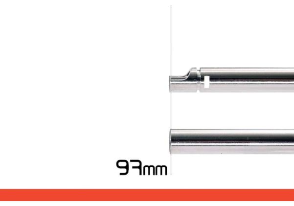 Unicorn AirsoftインナーバレルGBB(6.03mm、長さ:74mm、ニトロフロンコーティングブラス)60度ホップアップバッキング付き