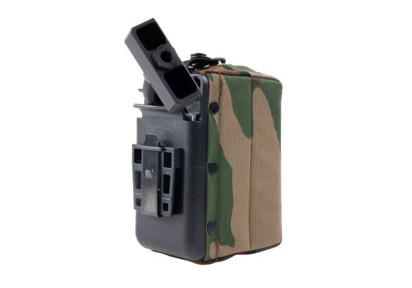 VFC M249 GBB 100発カートリッジポーチスタイルガス供給モジュール(ウッドランド)