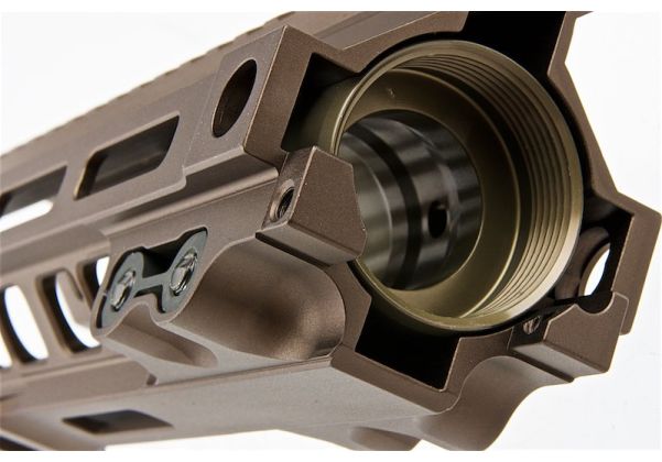 Z-Parts MK4レイル(アルミ製、7インチ、バレルナット付き)Tokyo MaruiM4 MWS GBBRエアソフトガン用 - DDC