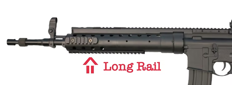 FCW製ロングレイル(MK12 Mod 0ハンドガード用)(電動ガン/ガスブローバック対応)