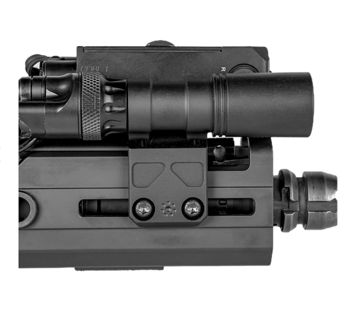 AKATSUKI Arisaka オフセットスカウトマウント MCX - ブラック-AIRSOFT GOGO エアガン・サバゲー用品通販