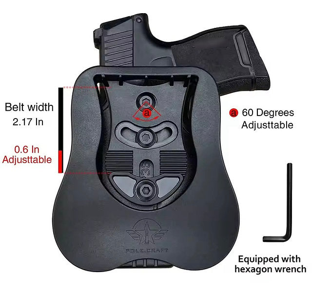 Akatsuki P365 ポリマー ホルスター - ブラック-AIRSOFT GOGO エアガン・サバゲー用品通販