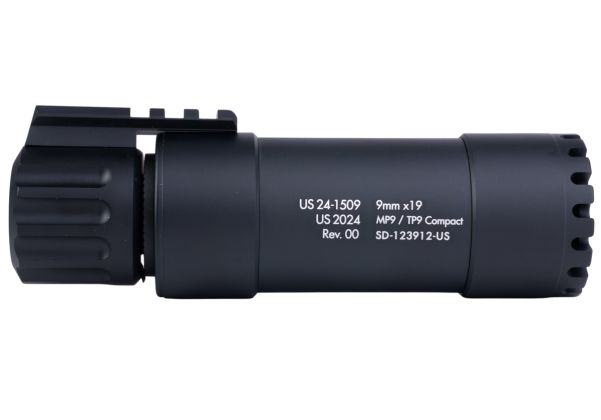 Angry Gun KWA MP9 / KSC TP9 コンパクサプレッサー ダミーVer. (ブラック)-AIRSOFT GOGO エアガン・サバゲー用品通販