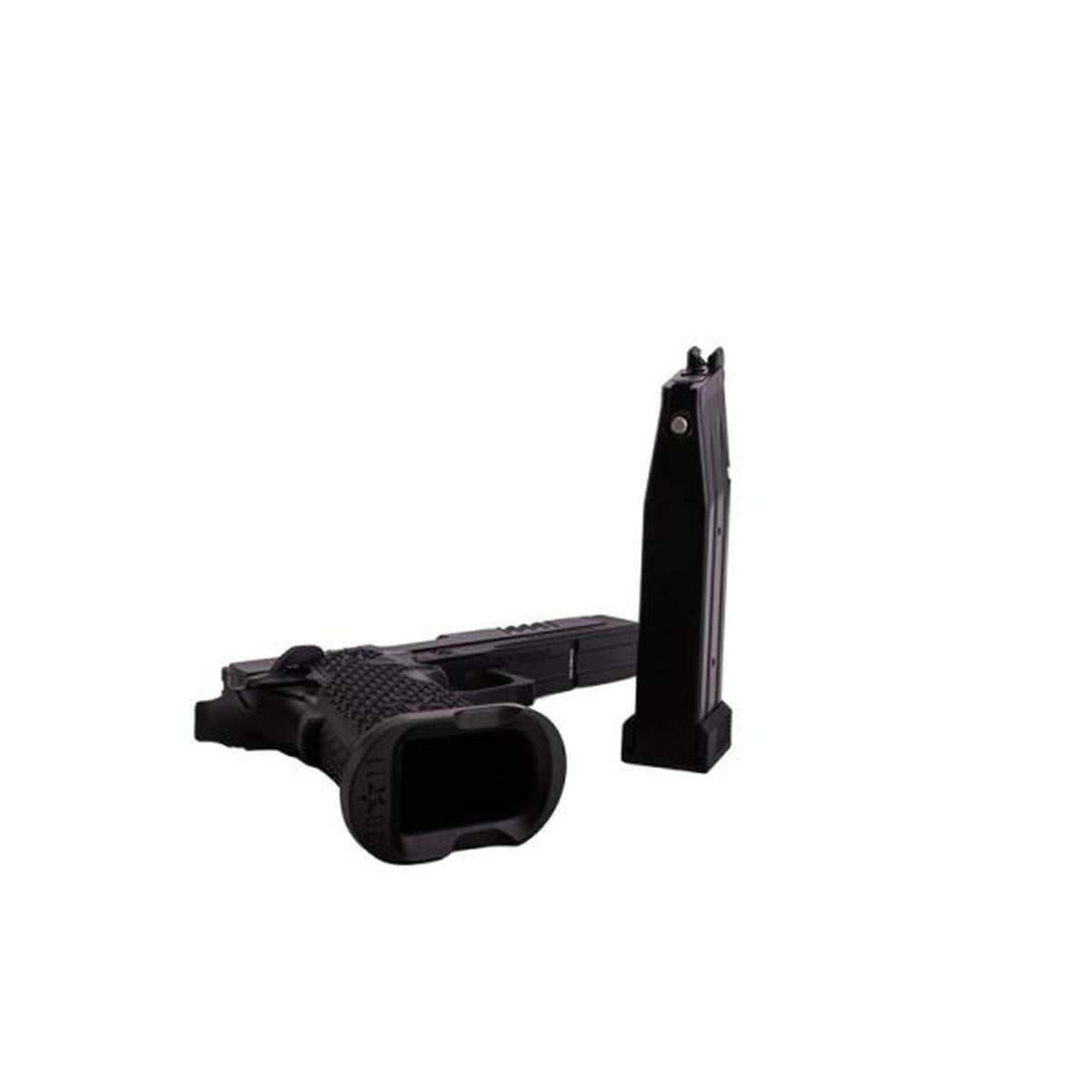 Army Armament スタッカート XC 2011 ガスエアソフトピストル - ブラック-AIRSOFT GOGO エアガン・サバゲー用品通販