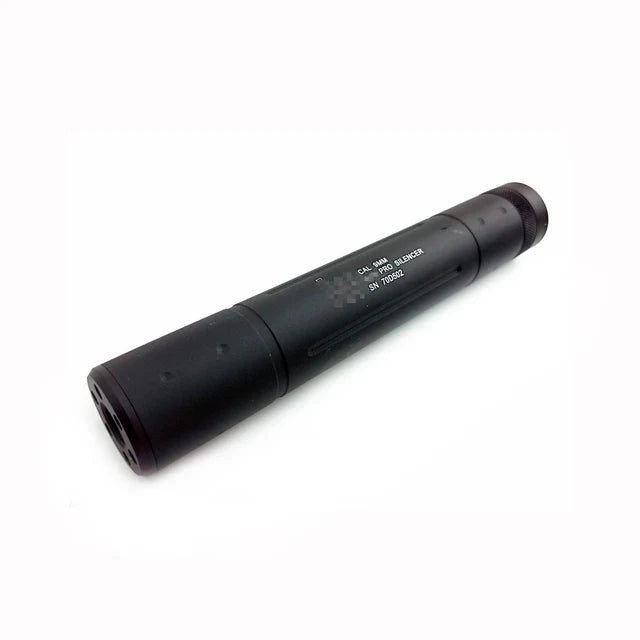 Army Force 190 x 30mm エアソフトサプレッサー (AF-SI0079) - ブラック, HK-AIRSOFT GOGO エアガン・サバゲー用品通販