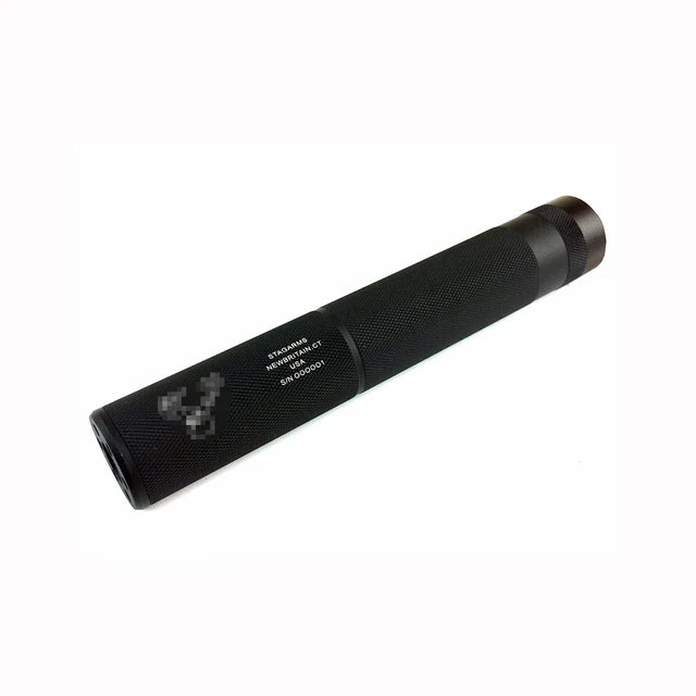 Army Force 190 x 30mm エアソフトサプレッサー (AF-SI0105) - ブラック, ノーロイド / スタッグ-AIRSOFT GOGO エアガン・サバゲー用品通販