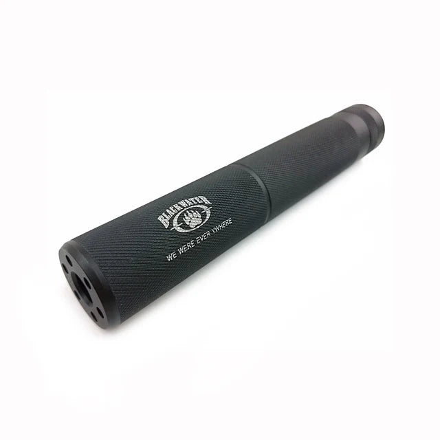 Army Force 190 x 30mm エアソフトサプレッサー (AF-SI0119) - ブラック, ノーロイド / ブラックウォーター-AIRSOFT GOGO エアガン・サバゲー用品通販