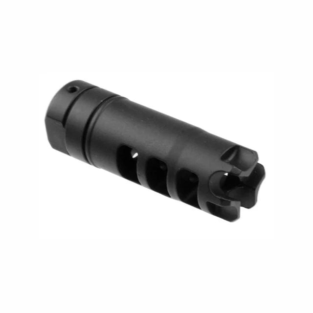 Army Force スチールドラゴン 556 スタイル マズルブレーキ (FL0066) - ブラック-AIRSOFT GOGO エアガン・サバゲー用品通販