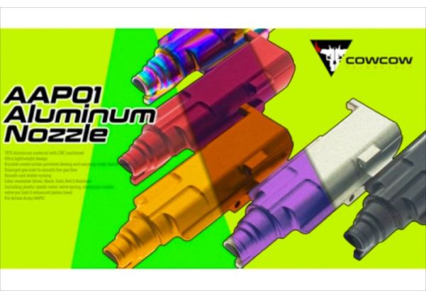 COWCOW Technology ACTION ARMY AAP01 GBB エアソフトノズル (アルミニウム / アルミ、金(きん))-AIRSOFT GOGO エアガン・サバゲー用品通販