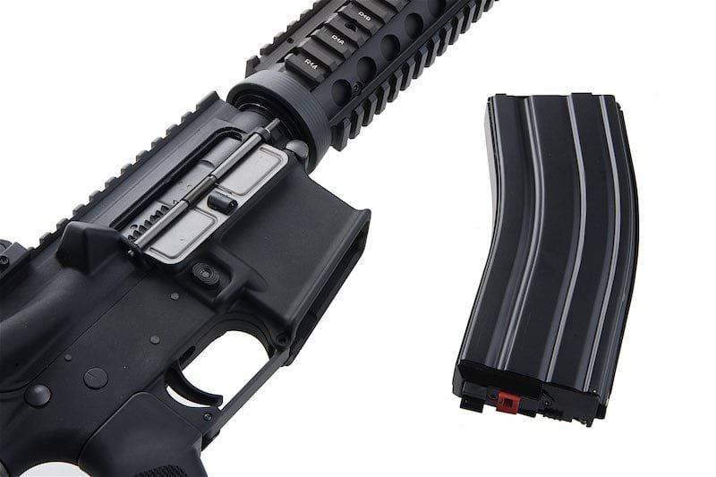 Cybergun M4 (FN) RIS エアソフト M4 GBBライフル - ブラック (WE製)-AIRSOFT GOGO エアガン・サバゲー用品通販