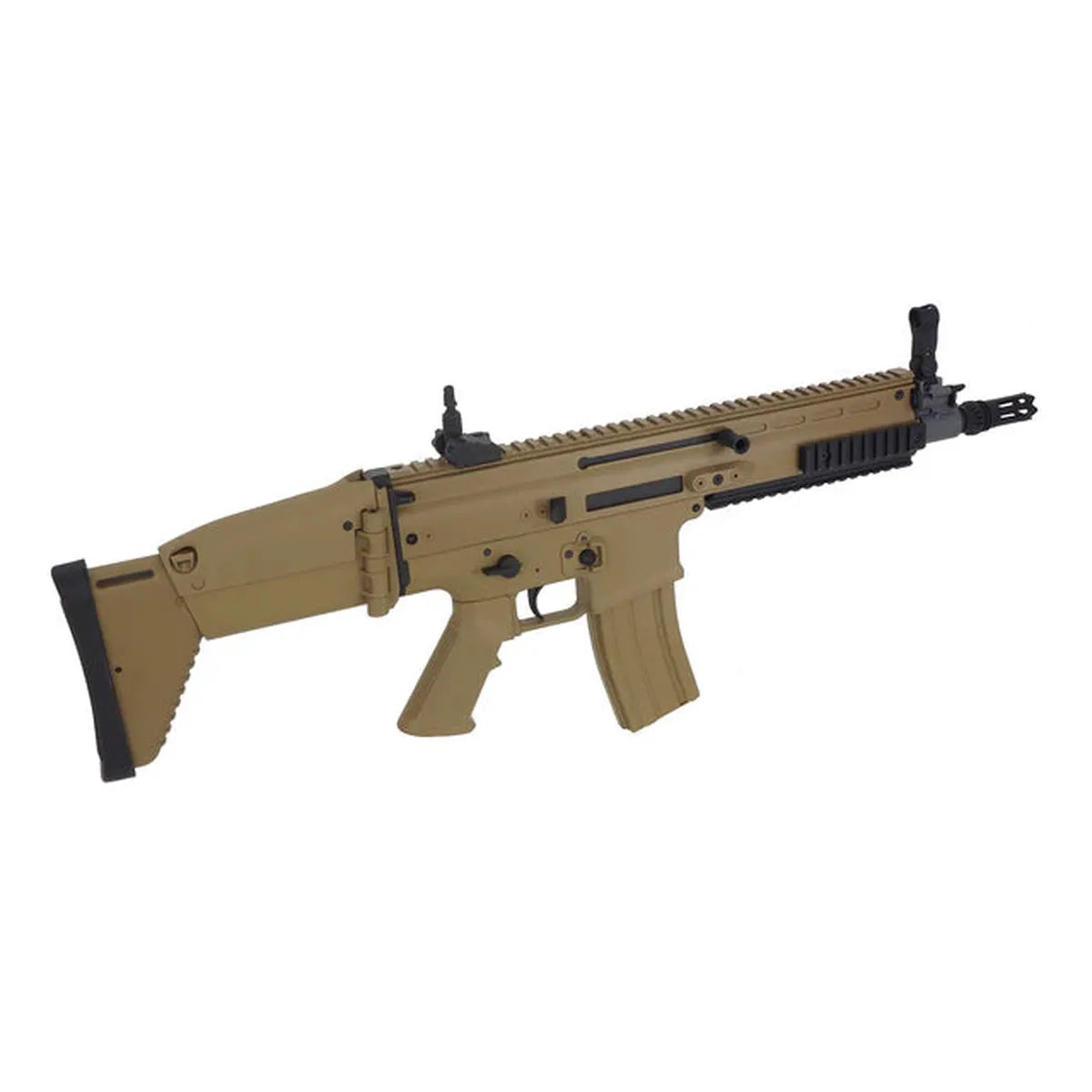 CYMA サイバーガン FN ハースタル SCAR-L AEG エアソフト - ABS バージョン (CM067TN) - タン-AIRSOFT GOGO エアガン・サバゲー用品通販
