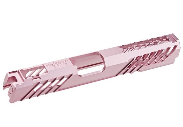 Dr. Black Tokyo Marui ハイキャパ5.1 GBB GBBスライド (タイプ777、アルミ、ピンク)-AIRSOFT GOGO エアガン・サバゲー用品通販