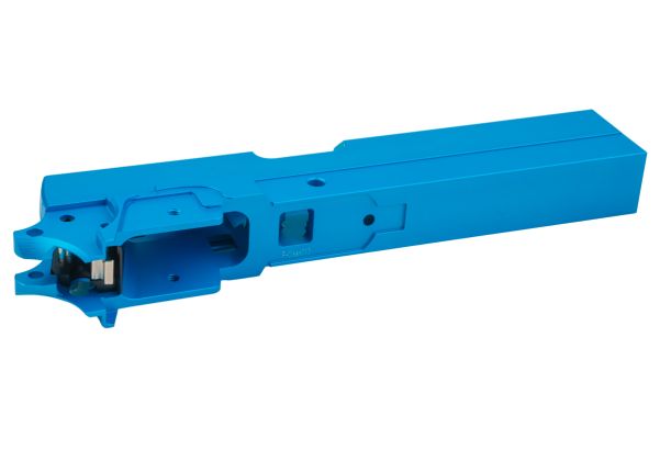 Dr. Black Tokyo Marui ハイキャパ5.1 GBB GBBスライド&フレームキット (タイプ CLEAN、アルミ、アクア)-AIRSOFT GOGO エアガン・サバゲー用品通販