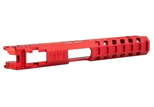 Dr. Black Tokyo Marui ハイキャパ5.1 GBB 'ロイヤル' GBBスライド (アルミ、赤)-AIRSOFT GOGO エアガン・サバゲー用品通販