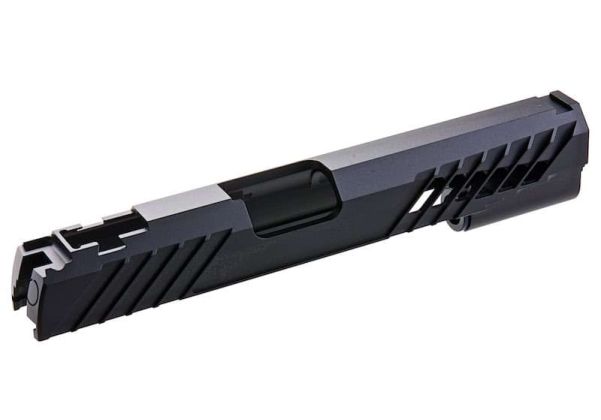 Dr. Black Tokyo Marui HI-CAPA 5.1 GBB GBBスライド (タイプ300R、アルミ製、ブラック、V2)-AIRSOFT GOGO エアガン・サバゲー用品通販