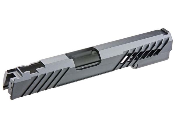 Dr. Black Tokyo Marui HI-CAPA5.1 GBB GBBスライド (タイプ300R、アルミ、グレー、V2)-AIRSOFT GOGO エアガン・サバゲー用品通販