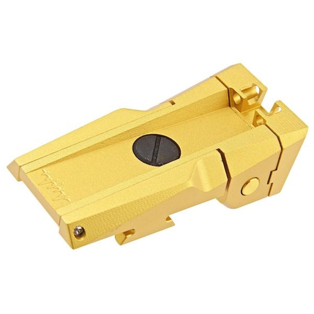 DR.BLACK 東京マルイ ハイキャパ 5.1 GBB オプティック リアサイト (アルミニウム、ゴールド)-AIRSOFT GOGO エアガン・サバゲー用品通販