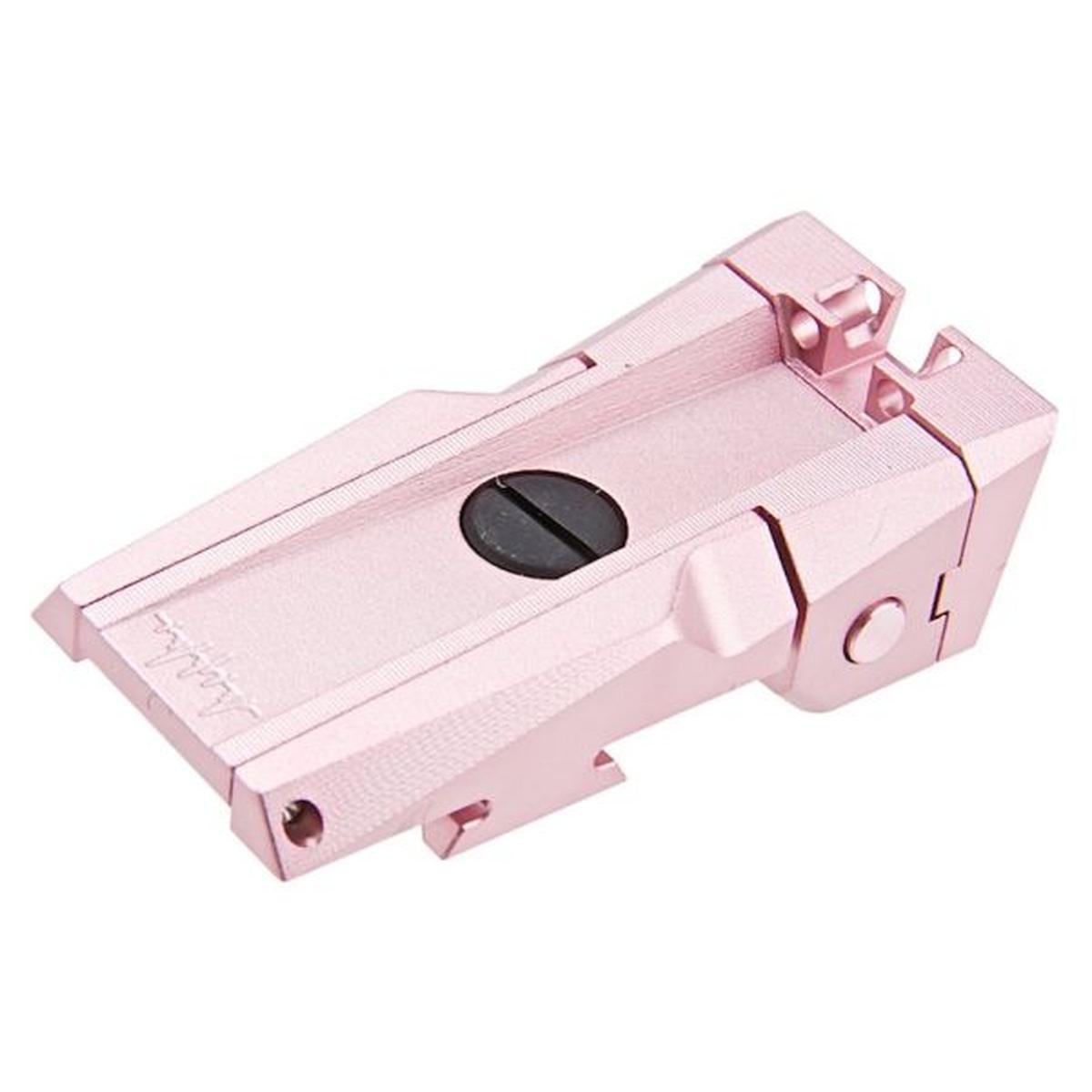 DR.BLACK 東京マルイ ハイキャパ 5.1 GBB オプティック リアサイト (アルミニウム、ピンク)-AIRSOFT GOGO エアガン・サバゲー用品通販