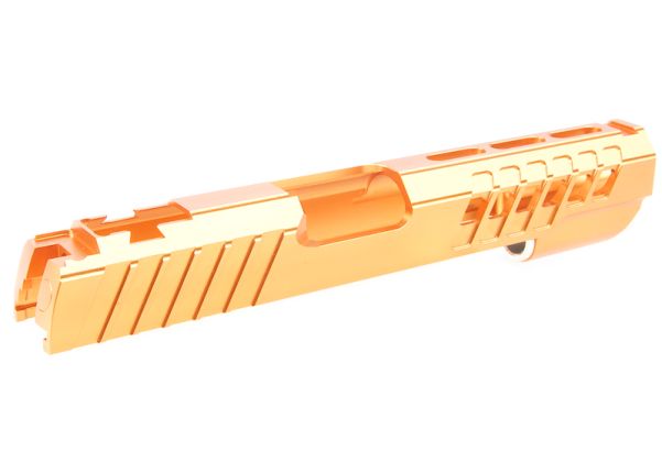 EDGEカスタム「ANA」標準GBBスライド Tokyo Marui HI-CAPA/1911 GBBピストル用 - オレンジ-AIRSOFT GOGO エアガン・サバゲー用品通販