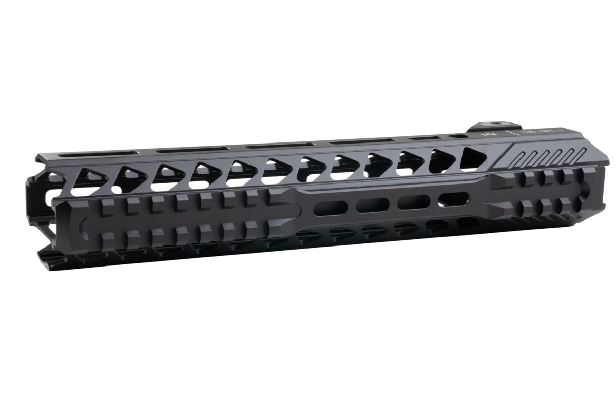 EMG Strike Industries M-Lok ハンドガードレイル (10 インチ) 東京マルイ MWS GBBR 用 - CNC アルミニウム / アルミ、BK (by G&P)-AIRSOFT GOGO エアガン・サバゲー用品通販