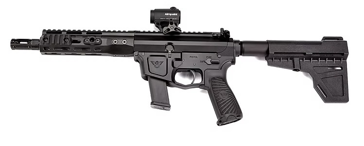 FCW ショックウェーブスタイル アジャスタブルブレード ピストルスタビライザーストック(MWSチューブ付き)-AIRSOFT GOGO エアガン・サバゲー用品通販