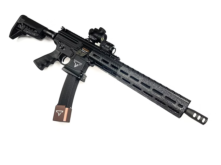 FCW TTスタイル CNCアルミニウム / アルミ製マガジンベース(MPX GBBR用) - カッパーブラウン-AIRSOFT GOGO エアガン・サバゲー用品通販