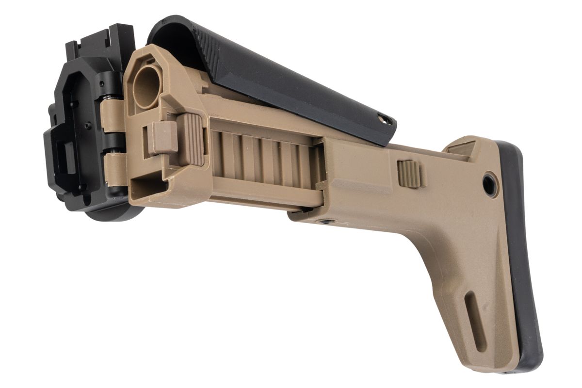 FCW WE / VFC SCAR GBBR 調節可能折りたたみストック - BK / DE-AIRSOFT GOGO エアガン・サバゲー用品通販