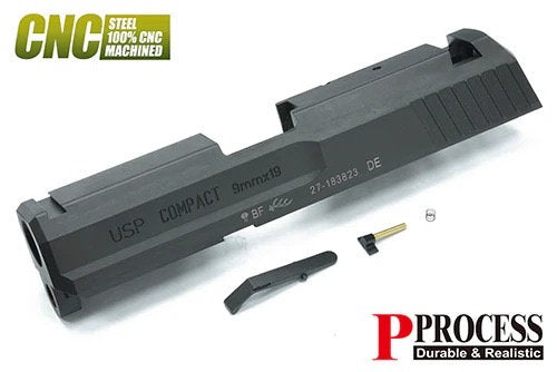 FCW x TM USPコンパクGBBP、Guarder製スチールブラックGBBスライド搭載-AIRSOFT GOGO エアガン・サバゲー用品通販