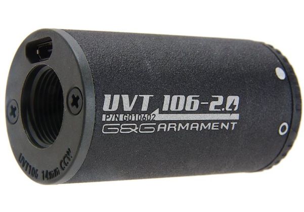 G&G UVT106 2.0 トレーサーユニット (14mm CCW) - ブラック-AIRSOFT GOGO エアガン・サバゲー用品通販