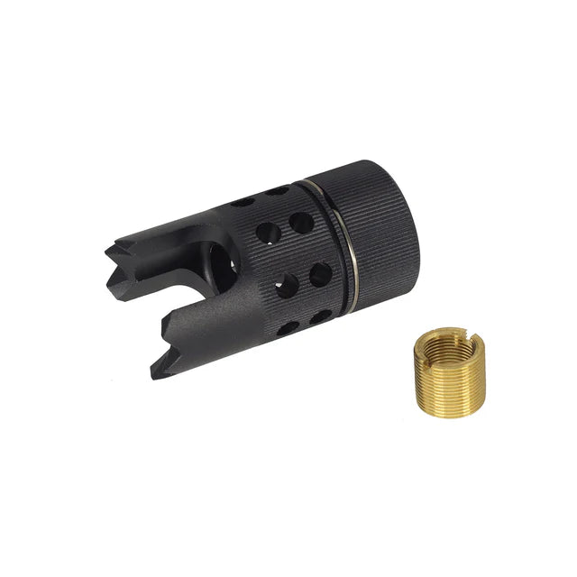 G&P M4 リバーカッター L フラッシュハイダー ( GP499L )-AIRSOFT GOGO エアガン・サバゲー用品通販