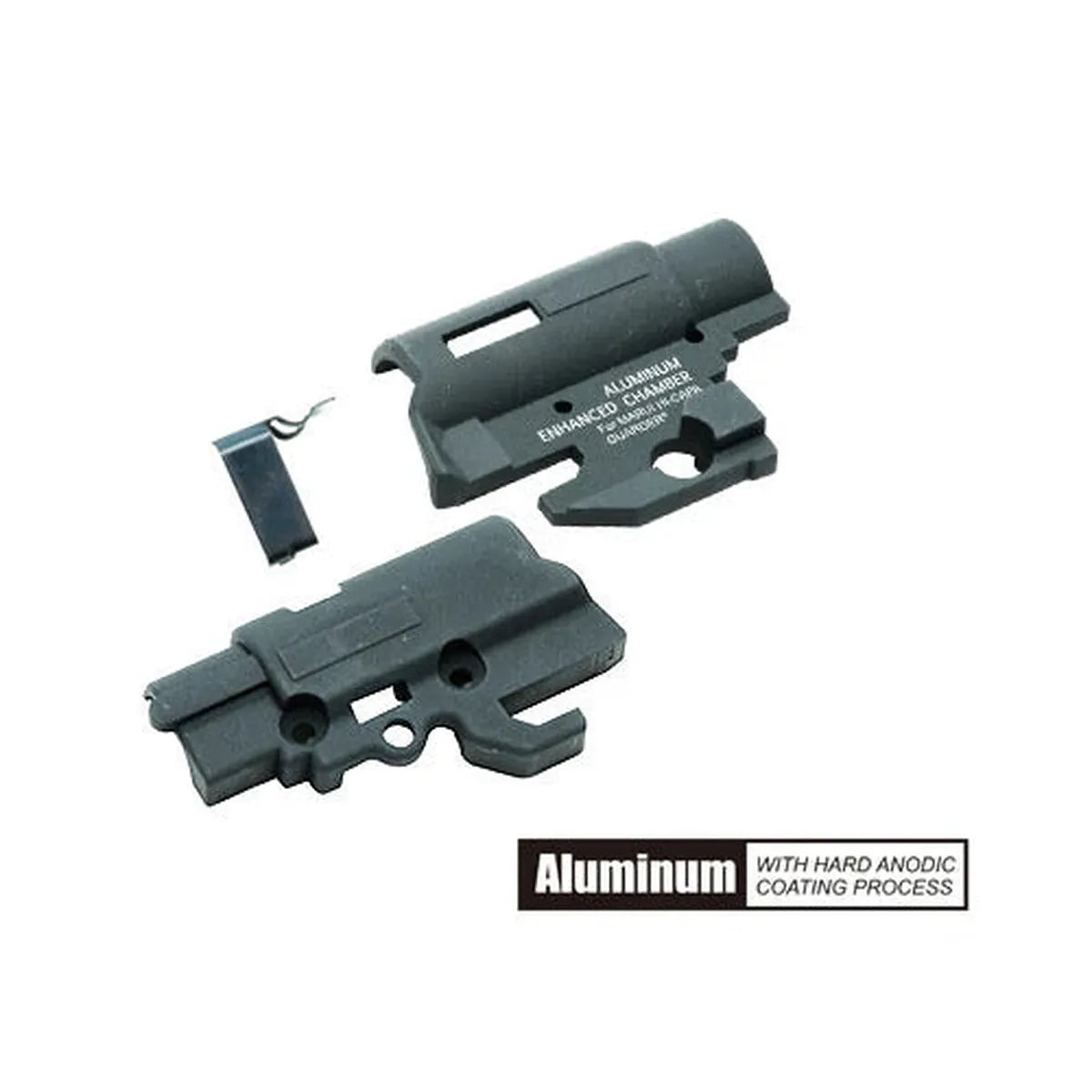 Guarder 強化ホップアップチャンバー マルイ ハイキャパ エアソフトガン用 (CAPA-40-A) - グレー-AIRSOFT GOGO エアガン・サバゲー用品通販