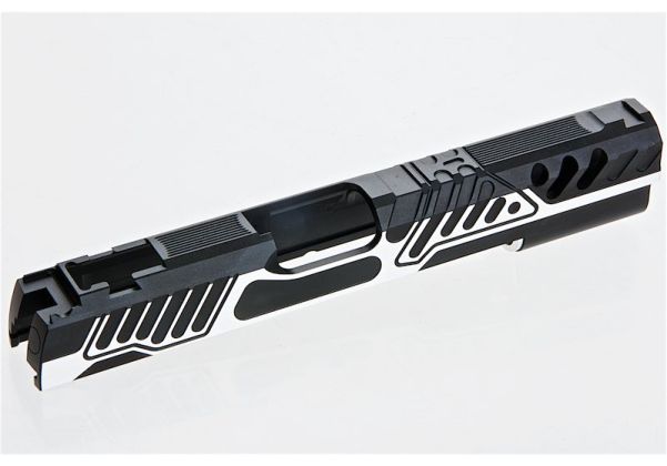 Gunsmith Bros HI Capa 5.1 GBBスライド (タイプ192) - ブラック 2トーン、アルミニウム / アルミ-AIRSOFT GOGO エアガン・サバゲー用品通販
