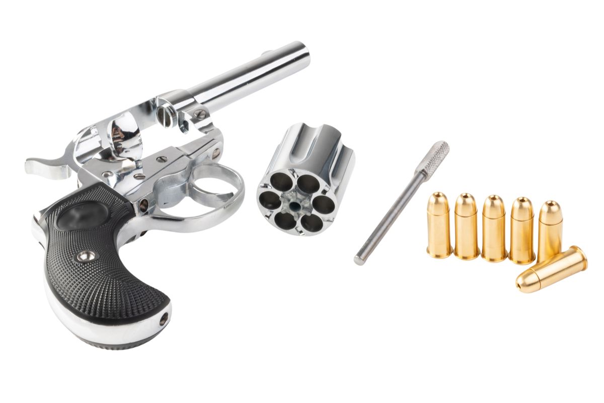 Hartford コルト ライトニング シェリフ 3.5 インチ モデルガン - 銀(ぎん)-AIRSOFT GOGO エアガン・サバゲー用品通販