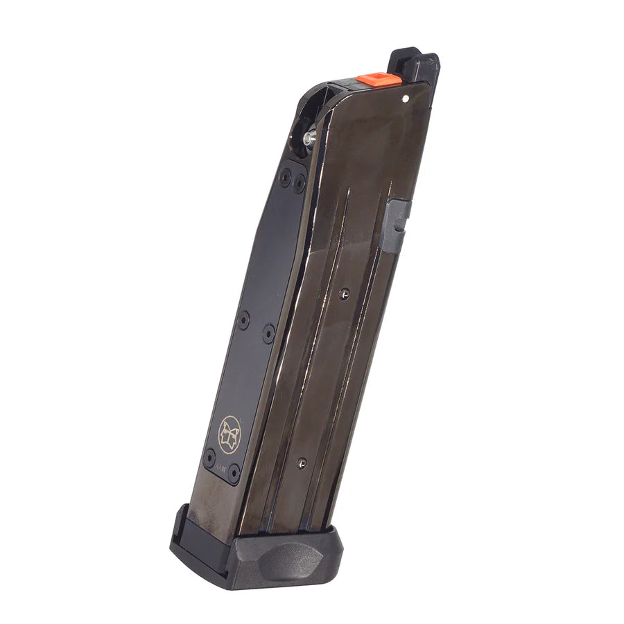 JDG CompMag 31発コンペティション用マグネットマガジン パフォーマンスバージョン(マルイ HI-CAPA エアソフト用)- ブラック-AIRSOFT GOGO エアガン・サバゲー用品通販
