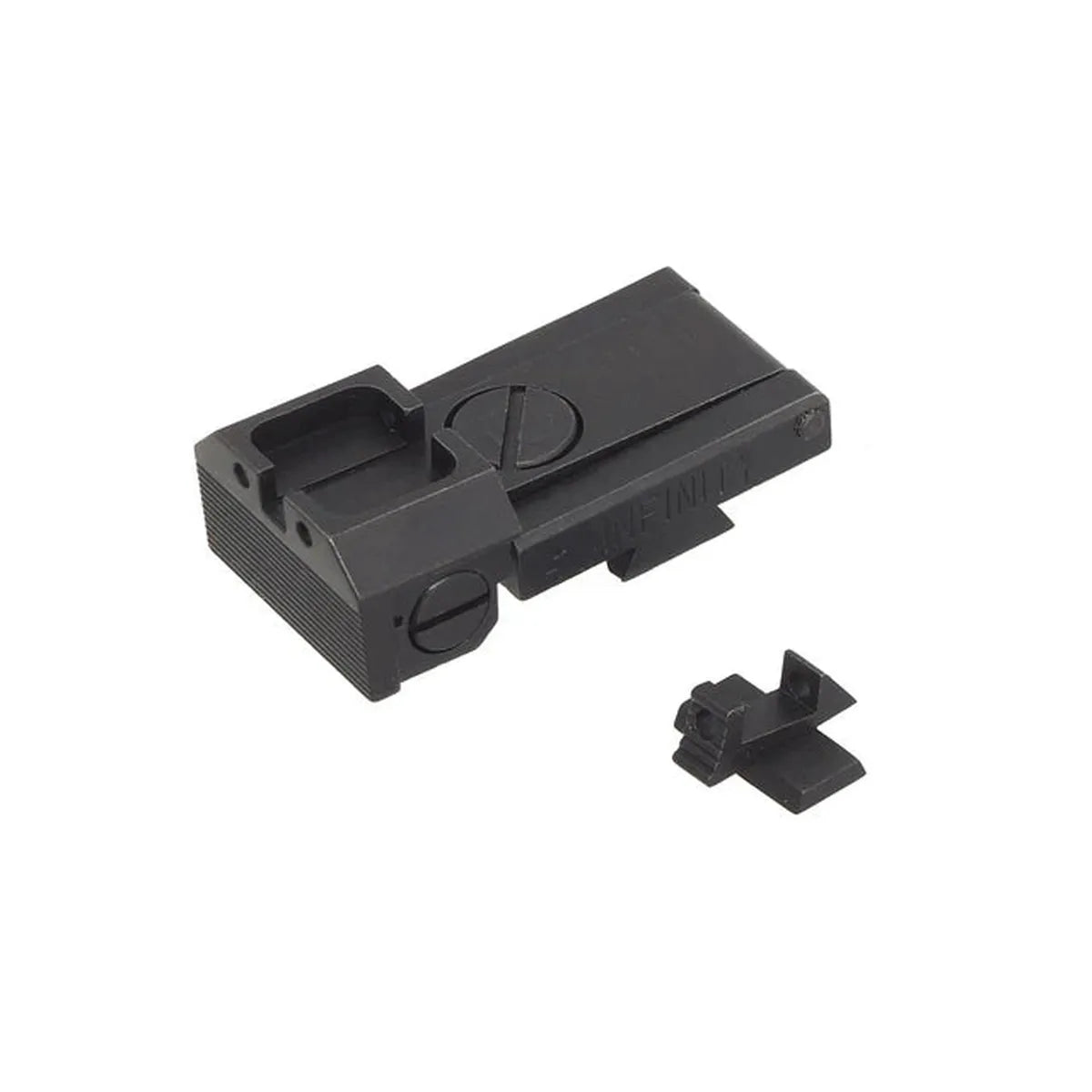 Kung Fu ハイキャパ 5.1 エアソフトガン用 カンフー スチール インフィニティ サイト セット -ブラック (KF51-006)-AIRSOFT GOGO エアガン・サバゲー用品通販