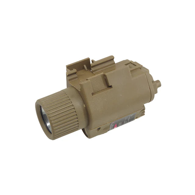 MIC M6 懐中電灯(赤色レーザー付き)(SC-0134)-ダークアース-AIRSOFT GOGO エアガン・サバゲー用品通販