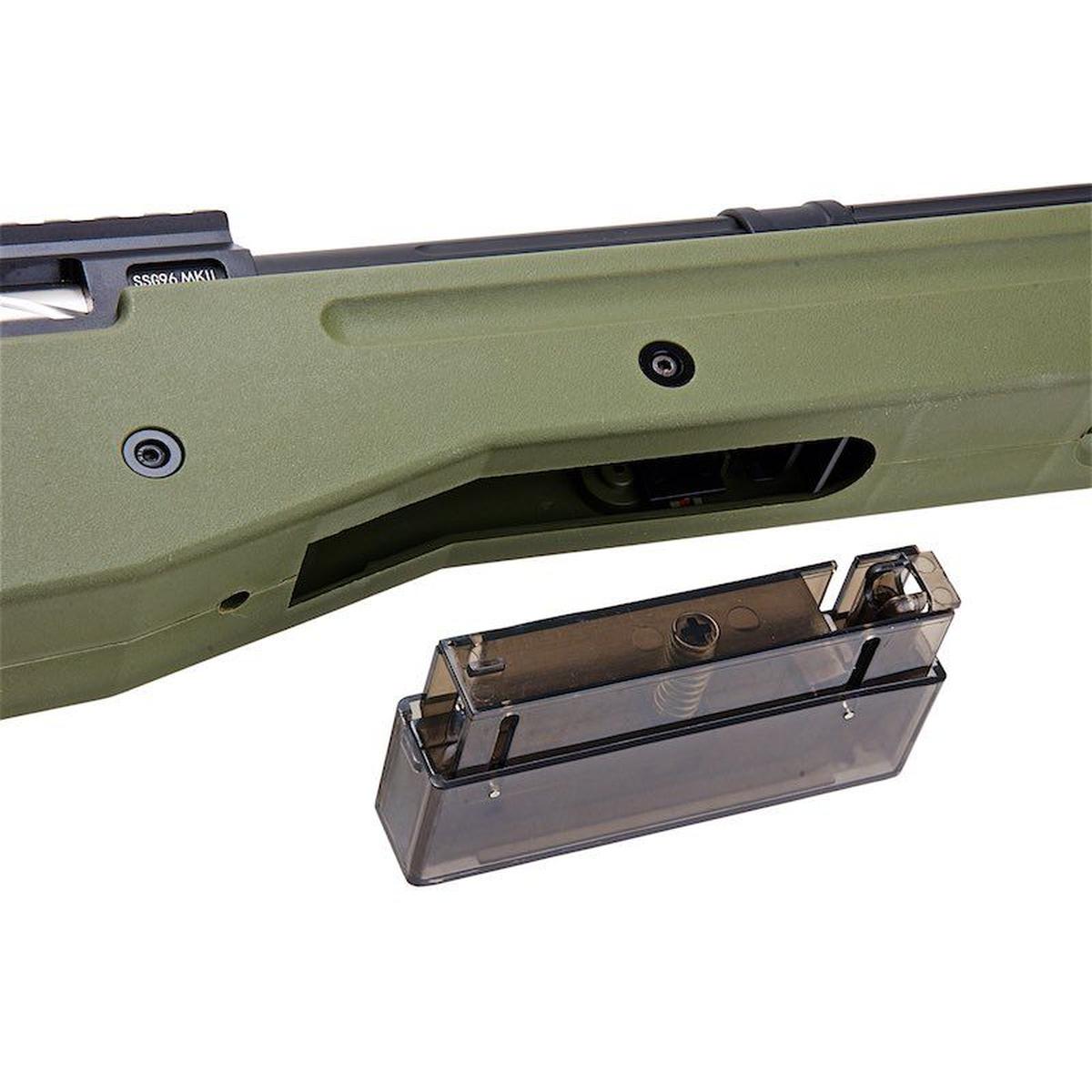 NOVRITSCH SSG96 MK2 エアソフト スナイパー ライフル - OD (スプリング パワー)-AIRSOFT GOGO エアガン・サバゲー用品通販