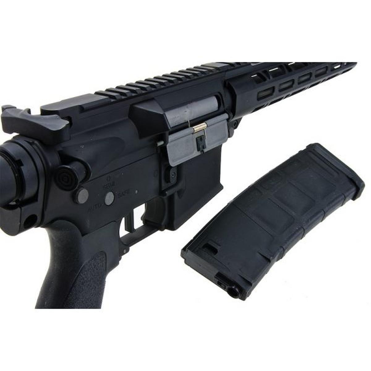 NOVRITSCH SSR-4 エアソフト AEG ライフル (ポリマー レシーバー) - ブラック-AIRSOFT GOGO エアガン・サバゲー用品通販