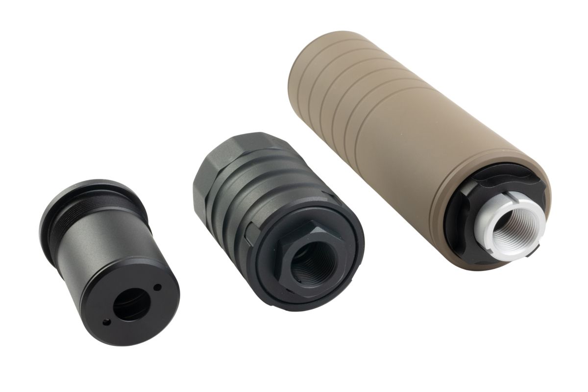 RGW オメガ 9K ダミーサイレンサー(フルセット) - セラコート FDE-AIRSOFT GOGO エアガン・サバゲー用品通販