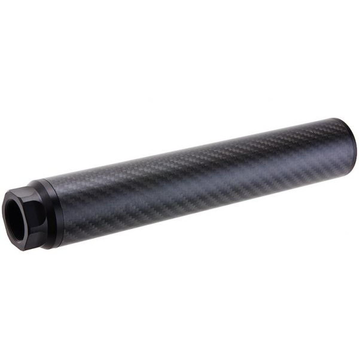 SILVERBACK カーボンダミーサプレッサー(ロング)(24MM CW)-AIRSOFT GOGO エアガン・サバゲー用品通販