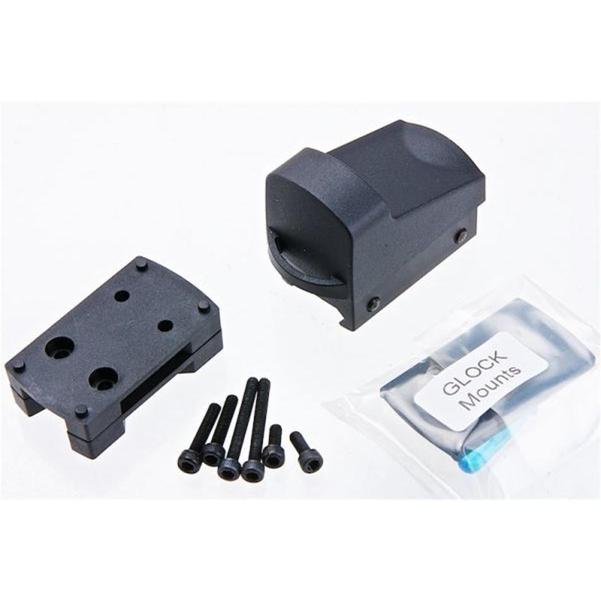 SOTAC 調整可能 RMS レッド ドット サイト (CNC アルミニウム) - ブラック-AIRSOFT GOGO エアガン・サバゲー用品通販